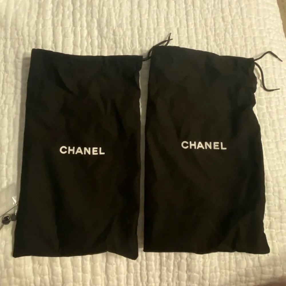 Chanel peep-toe slingback heeled sandals - Picture 3 of 11